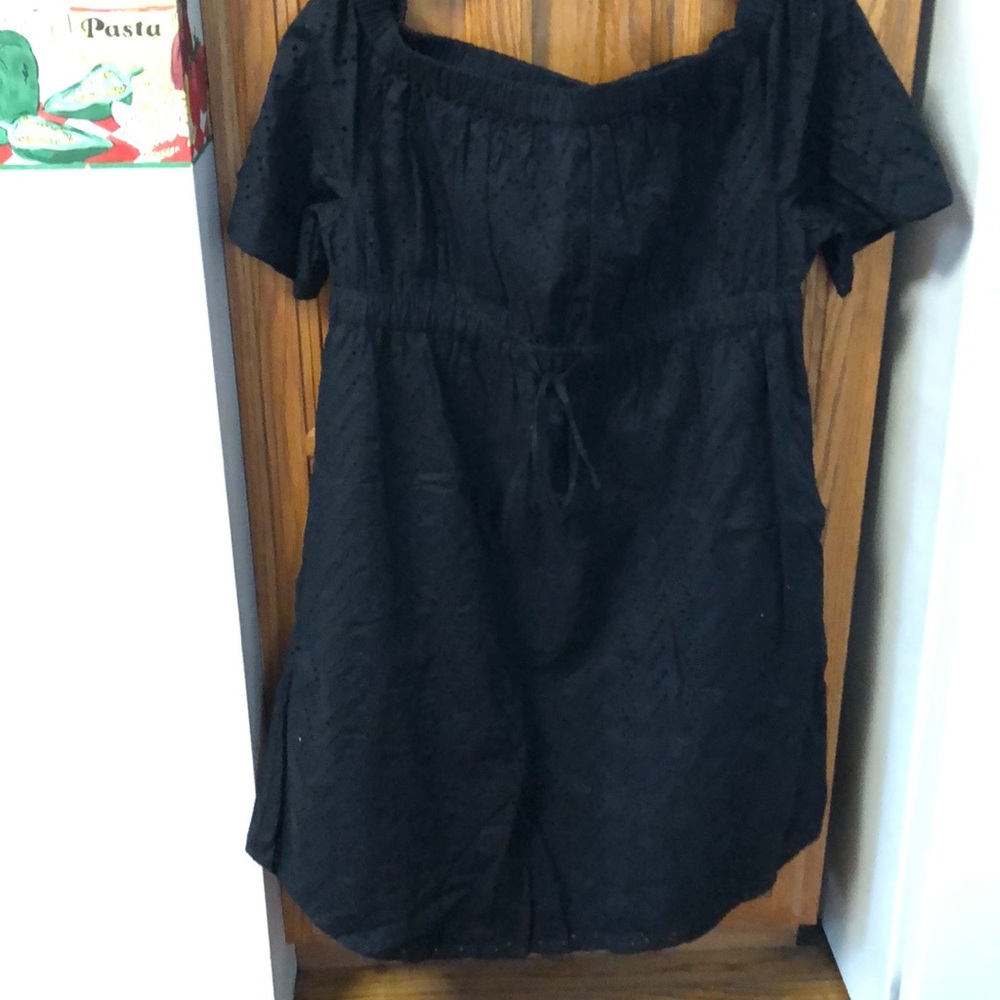 Gap maternity off the shoulder eyelet dress